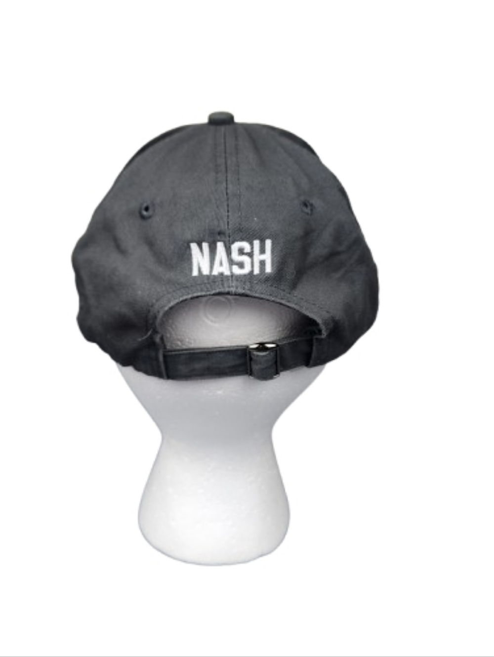 Gray '615' Embroidered Cotton Baseball Cap Nash On Back (Code) Word Hats Vandy - Picture 2 of 6